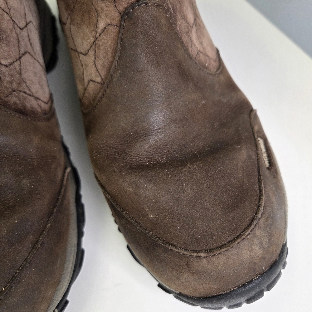 The North Face Primaloft Womens Winter‎ Insulated Brown Boots Back Zip Size 10 - Picture 5 of 13